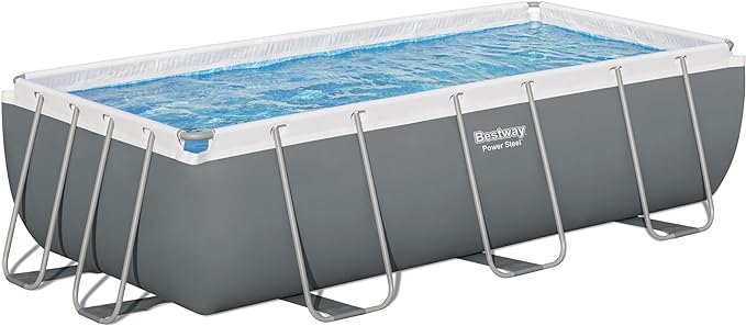 Bestway - Piscine hors sol rectangulaire Power Steel