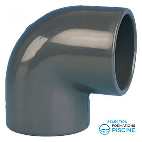 Coude PVC pression 90°